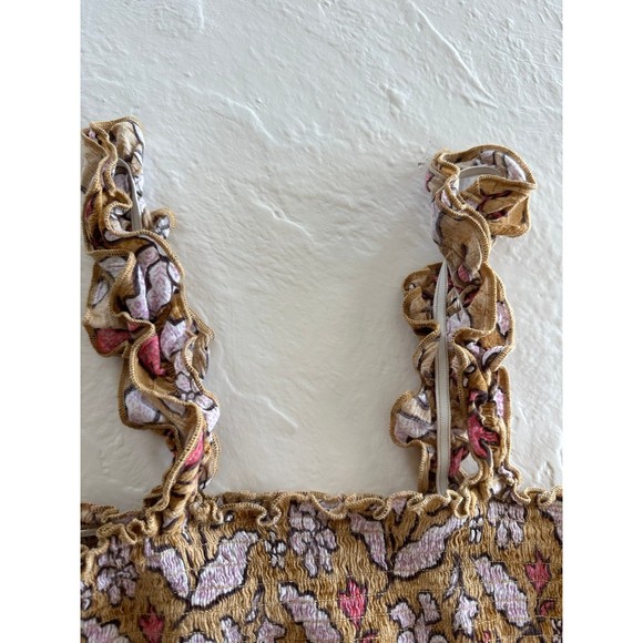 AERIE Floral Tulip Crop Top - Picture 3 of 9